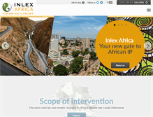 Tablet Screenshot of inlex-africa.com